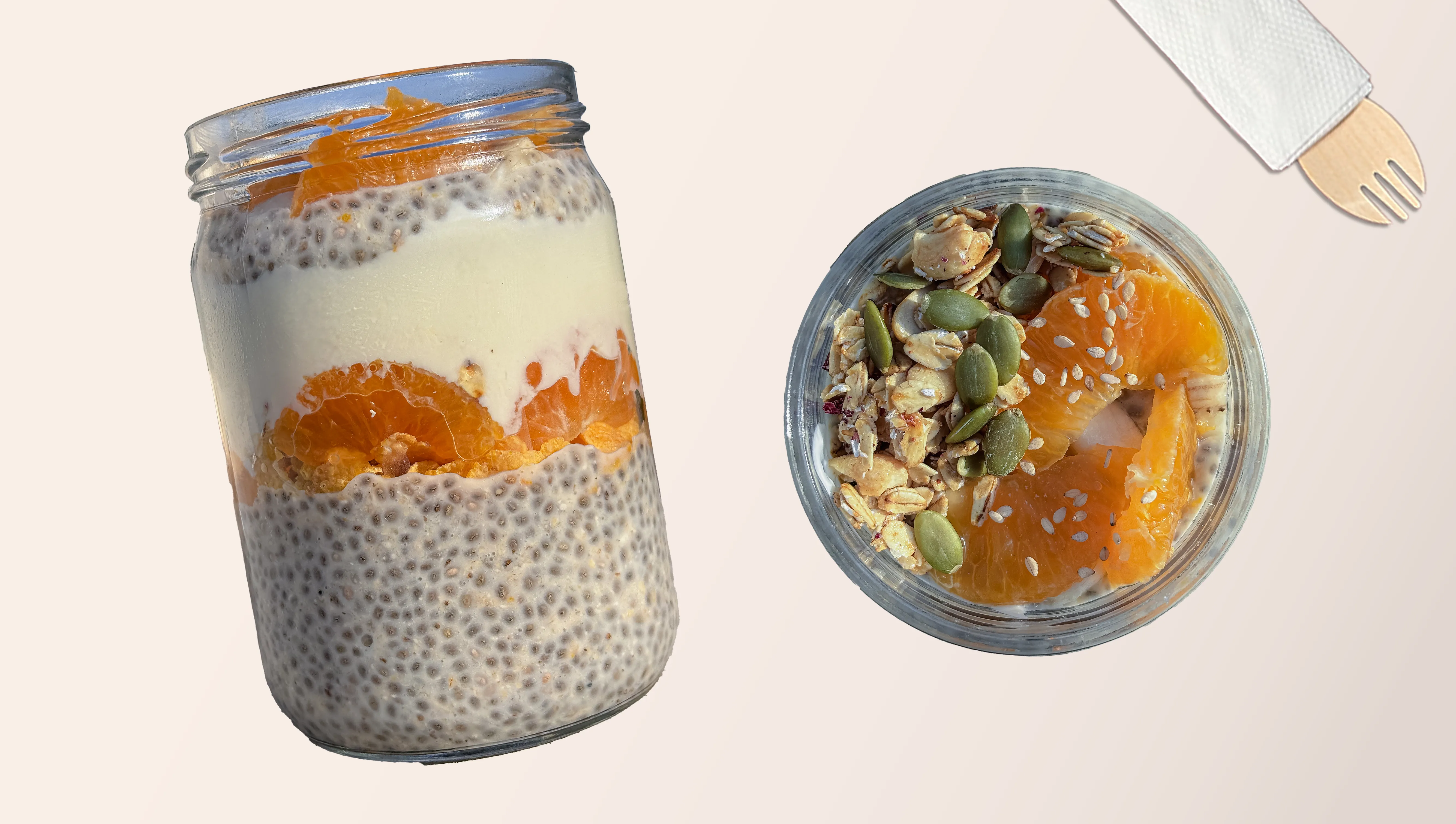 Kinnow Creamsicle chia pudding